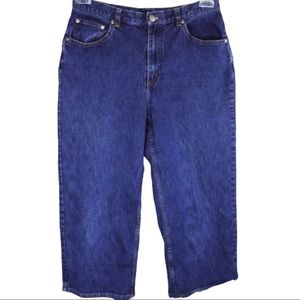 Additions by Chico’s High Rise Denim Cropped Jeans Stretchy Size 1 = Medium/8